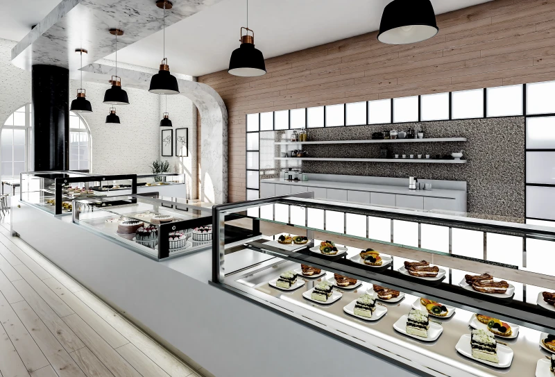 Pasta ve çikolata ürünleriniz için en verimli üfleme ve ideal nemlendirme. Üretim kalitesiyle bağlantılar arasında boşluk bulunmaz. Poliüretandan üretilen iç kasası ve özel camları sayesinde dış hava ve ürünleriniz arasında tam yalıtım oluşturur cam yüzeyinde nem birikintisi oluşturmaz